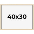 thumbnail image 1 of 40x30 Shadow Box Frame Brown | 0.875 Inches Deep Real Wood Contemporary Shadowbox Display Frame |, 1 of 5