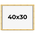 thumbnail image 1 of 40x30 Shadow Box Frame Gold | 1.625 Inches Deep Real Wood Traditional Shadowbox Display Frame | UV, 1 of 5