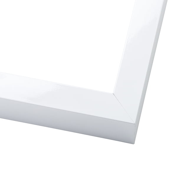 40x30 White Shadowbox Frame - Interior Size 40x30 by 1.5 Inches - Made to Display Items Up To 1.5 Inches Deep