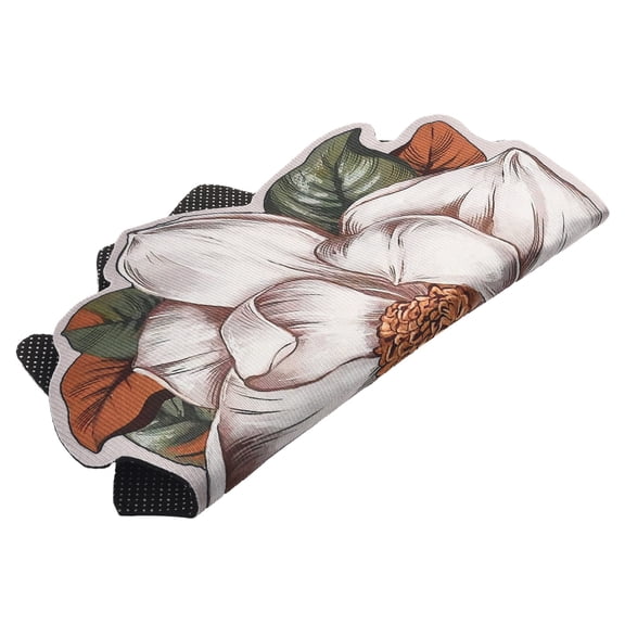 40x40cm Small Flower Shaped Carpets Lotus Floor Mat For Living Room Sofa Mat Bathroom Water Absorbing Anti-skid Rugs Magnolia Smile Home