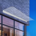thumbnail image 1 of 40x60/80/100/120cm PC Awning Canopy UV Rain Snow Protection UV Protector Front Door Window Awning Cover Outdoor Canopy for Front Door Porch, 1 of 27