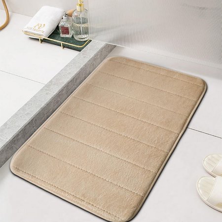 40x60 Memory Foam Bath Mat Set Non Slip Toilet Pedestal Shower Bathroom Washable