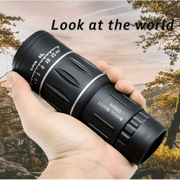 40x60 Monocular Telescope High-Power Dual Focus Optical Zoom Scope High Magnification Long Range Night Spyglass Telescope