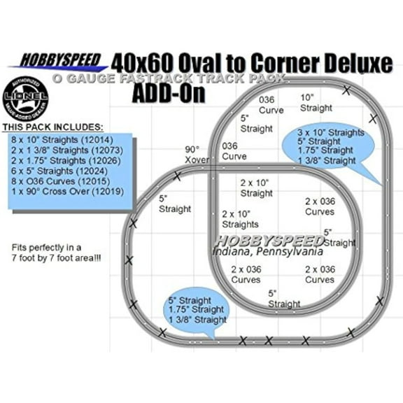 40x60 to A Corner Deluxe Layout ADD-ON-Pack