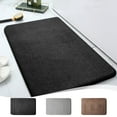 thumbnail image 1 of 40x60cm Bathroom Rugs Solid Color Door Carpet Comfortable Living Room Mat Refreshing Bedroom Carpet Home Balcony Carpet, 1 of 7