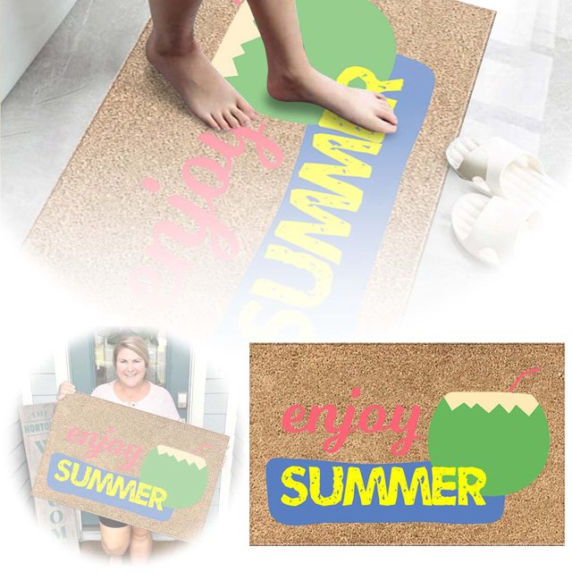 40x60cm Colorful Summer Floor Mats Gift Colorful Floor Mat Decorations