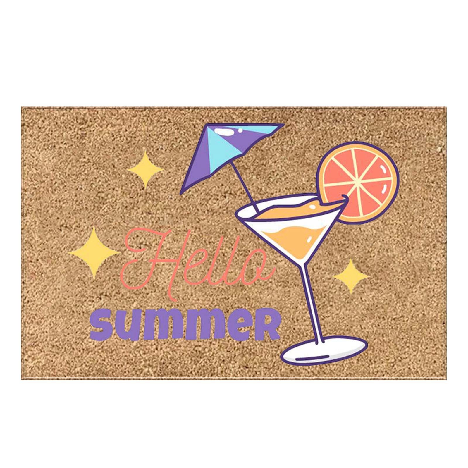 40x60cm Colorful Summer Floor Mats Gift Colorful Floor Mat Decorations