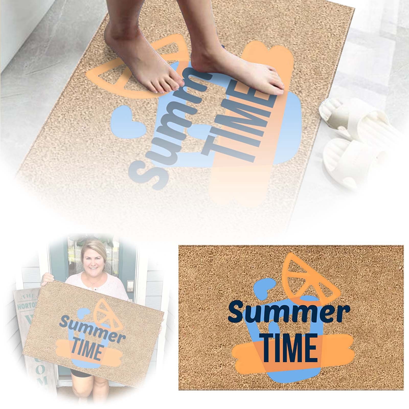 40x60cm Colorful Summer Floor Mats Gift Colorful Floor Mat Decorations
