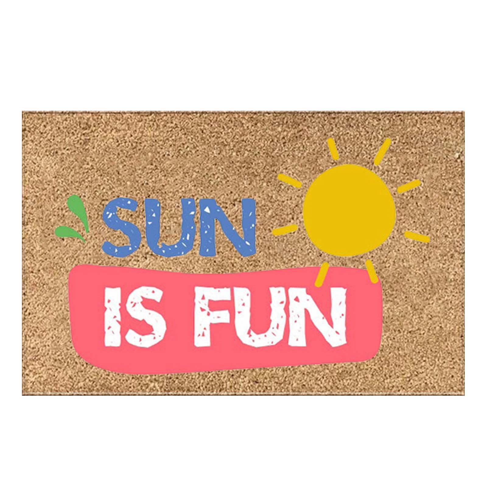 40x60cm Colorful Summer Floor Mats Gift Colorful Floor Mat Decorations
