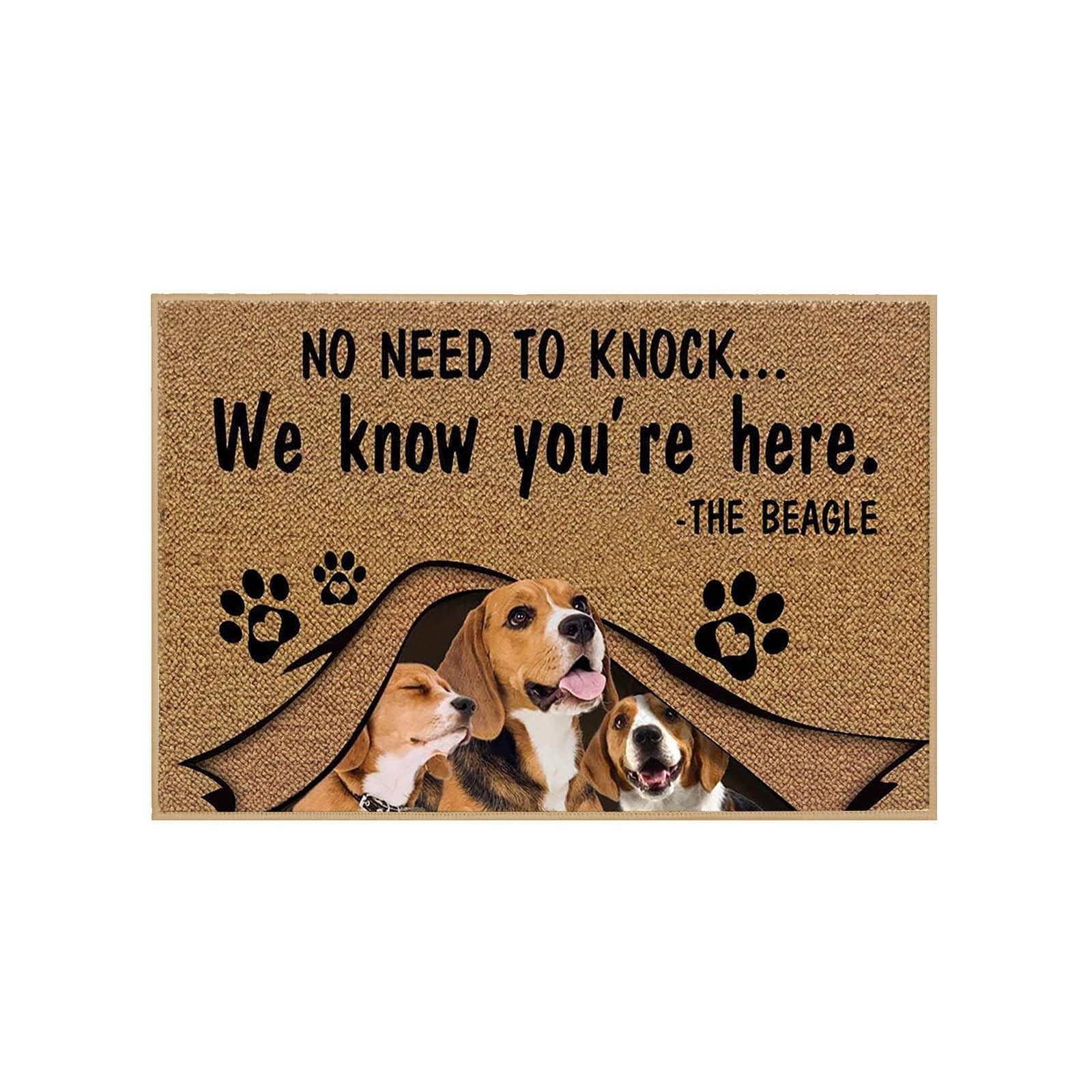 40x60cm Funny Puppy Floor Mats Funny Holiday Decorations Door Mat Cute