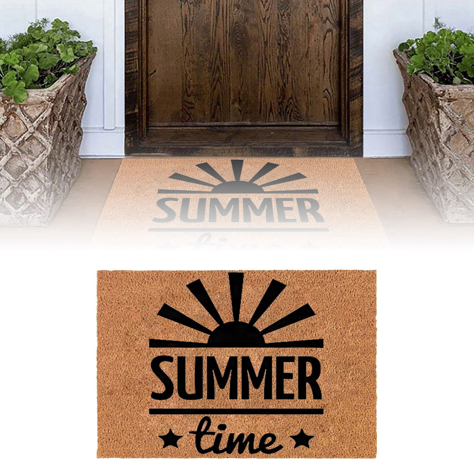 40x60cm Letter Floor Mat Summer Velvet Floor Mat Bedroom Decorations