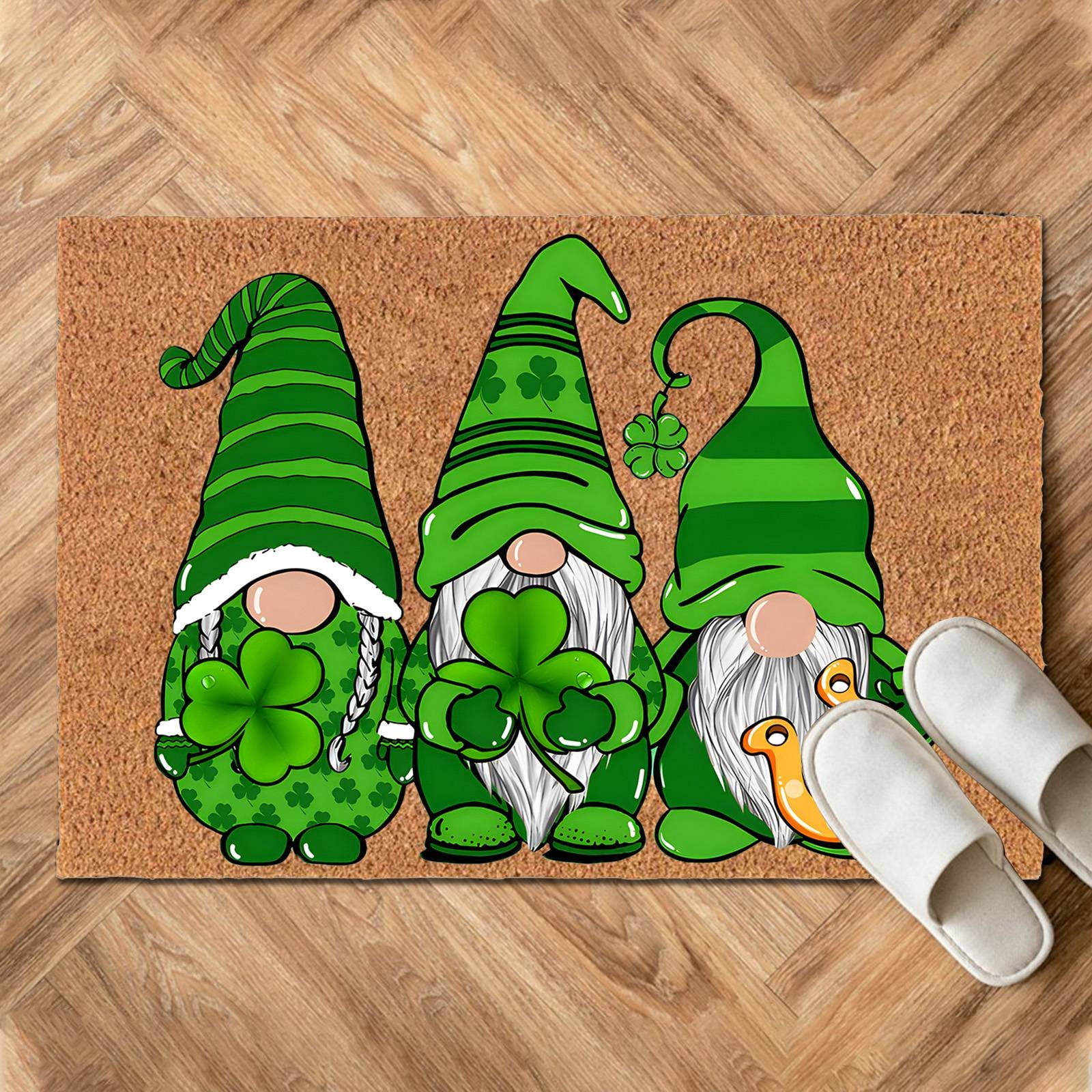 40x60cm St. Patrick Green Floor Mats Gift Funny St. Patrick Door Mat