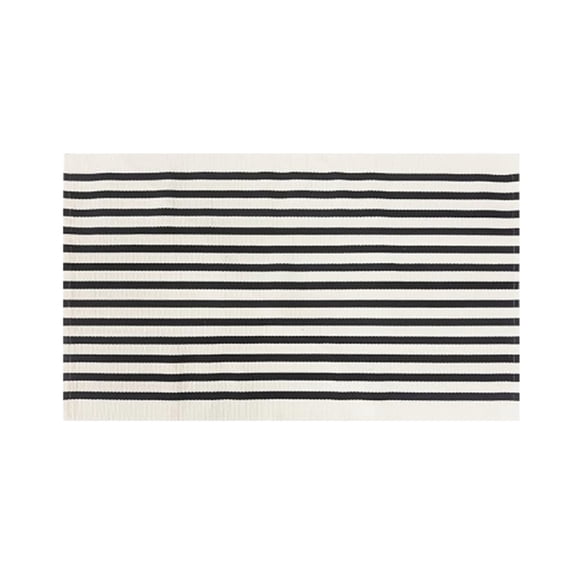 40x60cm Stripe Area Rug Soft Modern Striped Rug Easy Clean Decorative Floor Mat for Living Room Bedroom