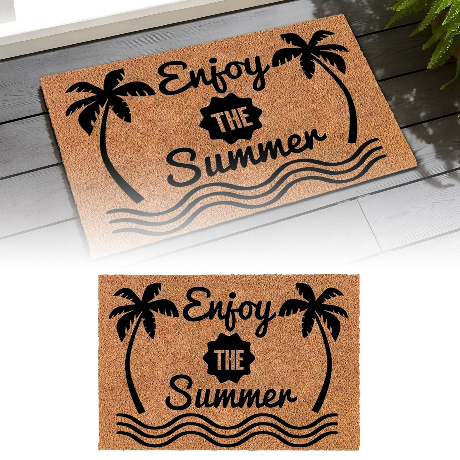 40x60cm Summer Beach Floor Mats Funny Party Floor Mat Bedroom Throw