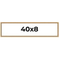 thumbnail image 1 of 40x8 Frame Beaded Gold Solid Wood Picture Frame | 0.75 Inches Moulding Width | Liscio Oro, 1 of 8