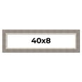 thumbnail image 1 of 40x8 Frame Grey Real Wood Picture Frame Width 2.75 Inches | Interior Frame Depth 0.5 Inches | Linus, 1 of 8