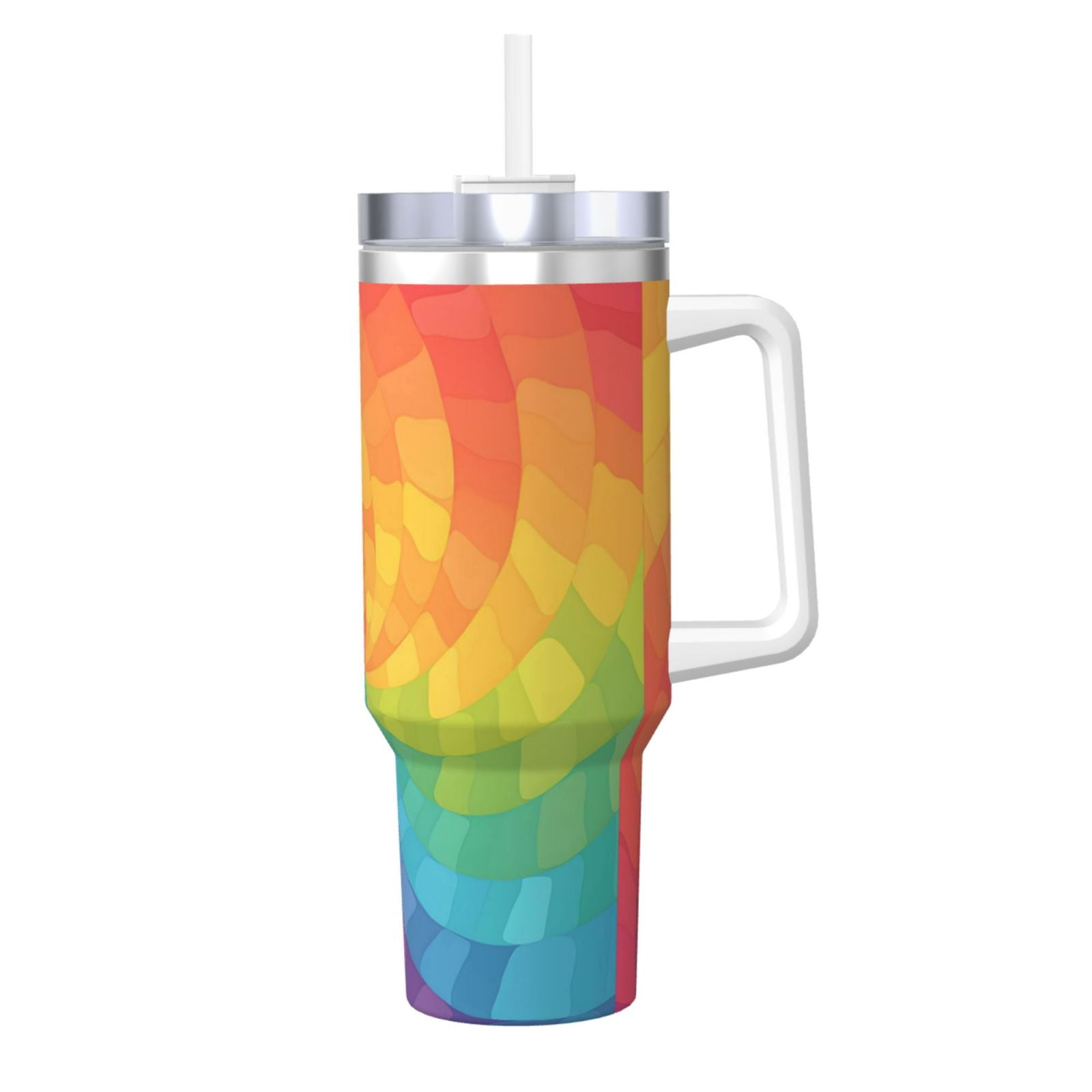 40zo Ice Bar Cup With Handle Double Insulation Large Capacity Rust ...