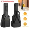 thumbnail image 1 of 41” 0.5mm Thick Padded Protective Water-resistant Guitar Backpack  Adjustable Shoulder Strap Guitar Back Bag, 1 of 7