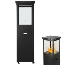 41,000 BTU Propane Patio Heater with Wheels & Cover, Outdoor Heater for Backyard Garden