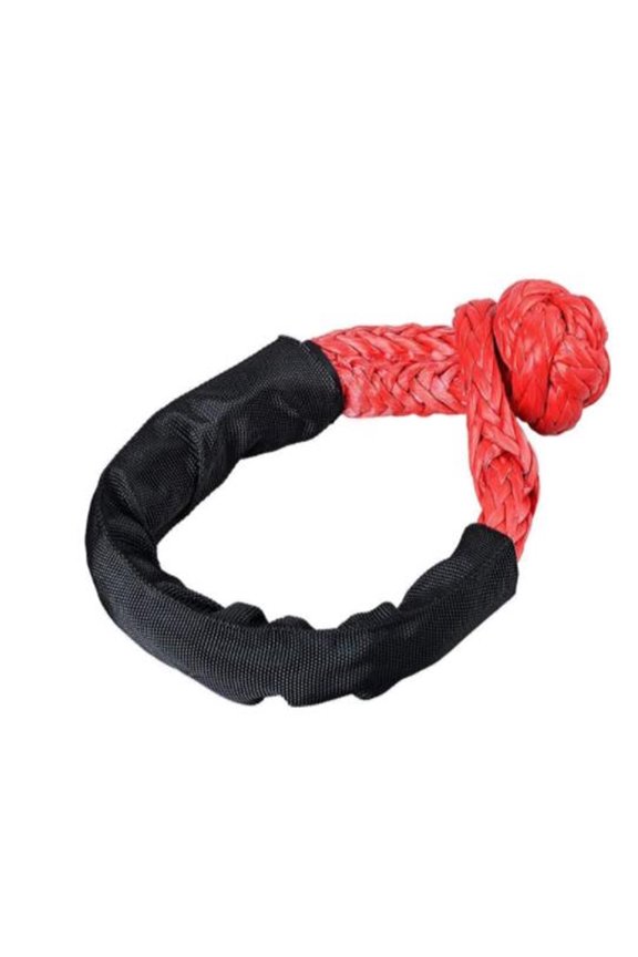 41,000 Lbs Break Strength Synthetic Soft Shackle 1/2" X 22 Inch Rugged Shackles With Protective Sleeve For Vehicle Recovery ,Durable & Safe