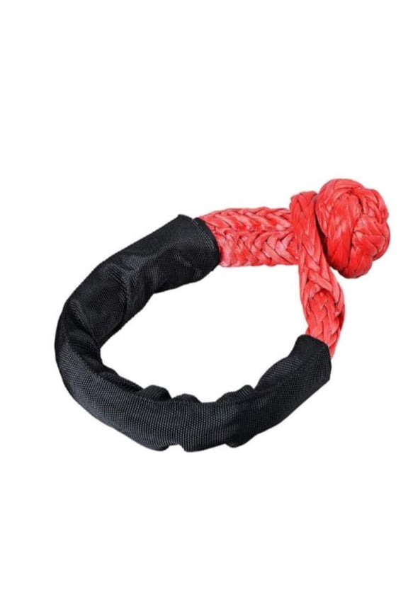 41,000 Lbs Break Strength Synthetic Soft Shackle 1/2" X 22 Inch Rugged Shackles With Protective Sleeve For Vehicle Recovery ,Easy to Carry