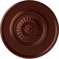 thumbnail image 1 of 41 1/8"OD x 2 1/2"P Large Floral Ceiling Medallion, Hand-Painted Antique Copper, 1 of 6