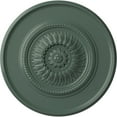 thumbnail image 1 of 41 1/8"OD x 2 1/2"P Large Floral Ceiling Medallion, Hand-Painted Cloud Burst, 1 of 6