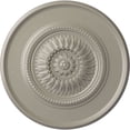 thumbnail image 1 of 41 1/8"OD x 2 1/2"P Large Floral Ceiling Medallion, Hand-Painted Pearl White, 1 of 6