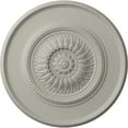 thumbnail image 1 of 41 1/8"OD x 2 1/2"P Large Floral Ceiling Medallion, Hand-Painted Pot of Cream, 1 of 6