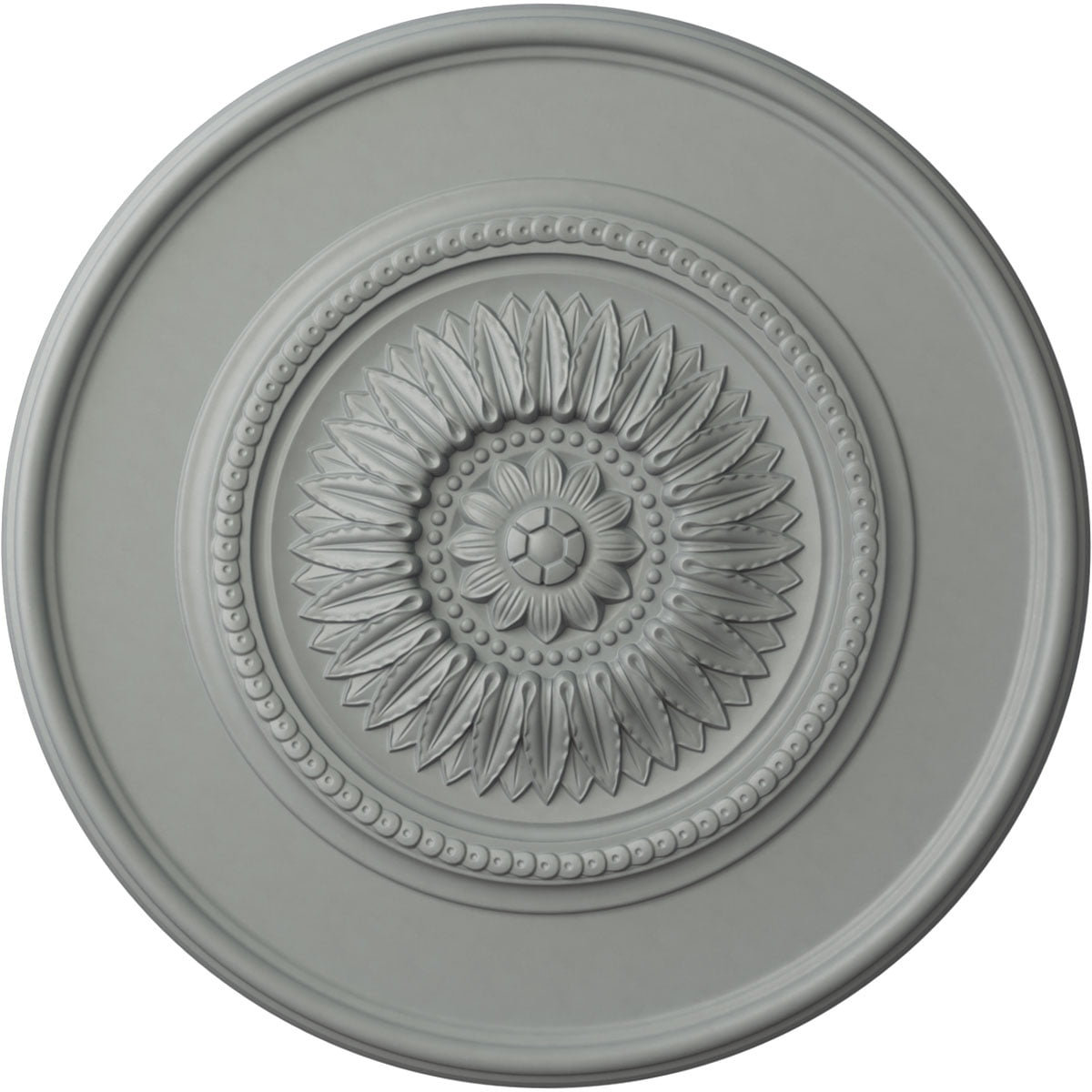 Large Primed White Floral Urethane Ceiling Medallion