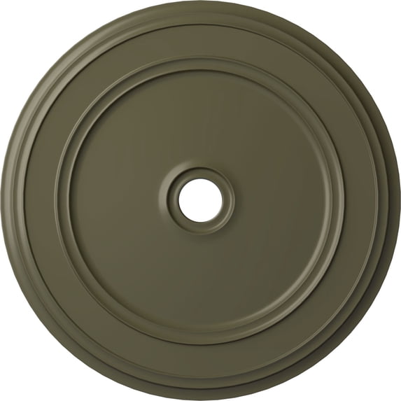 41 1/8"OD x 4"ID x 2 1/8"P Classic Ceiling Medallion (Fits Canopies up to 5 1/2"), Hand-Painted Painted Turtle