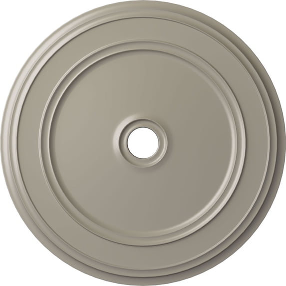 41 1/8"OD x 4"ID x 2 1/8"P Classic Ceiling Medallion (Fits Canopies up to 5 1/2"), Hand-Painted Pearl White