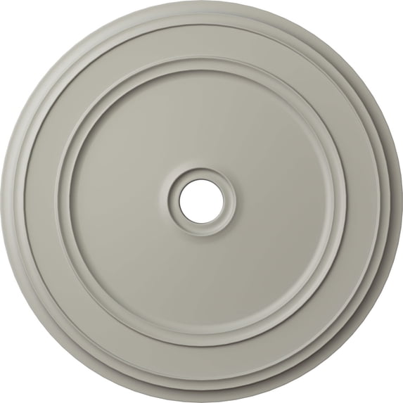 41 1/8"OD x 4"ID x 2 1/8"P Classic Ceiling Medallion (Fits Canopies up to 5 1/2"), Hand-Painted Pot of Cream