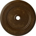 thumbnail image 1 of 41 1/8"OD x 4"ID x 2 1/8"P Classic Ceiling Medallion (Fits Canopies up to 5 1/2"), Hand-Painted Root Beer Crackle, 1 of 6