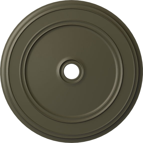41 1/8"OD x 4"ID x 2 1/8"P Classic Ceiling Medallion (Fits Canopies up to 5 1/2"), Hand-Painted Witch Hazel