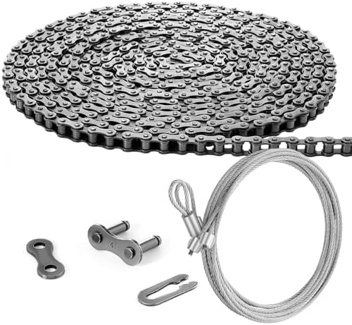 #41 20 ft Roller Chain for Electric Gate Openers with 2 Connecting ...