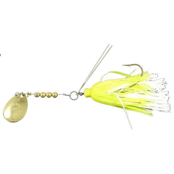 41-2SSG-CW 0.5 oz Snagless Sally - Gold, Chartreuse & White
