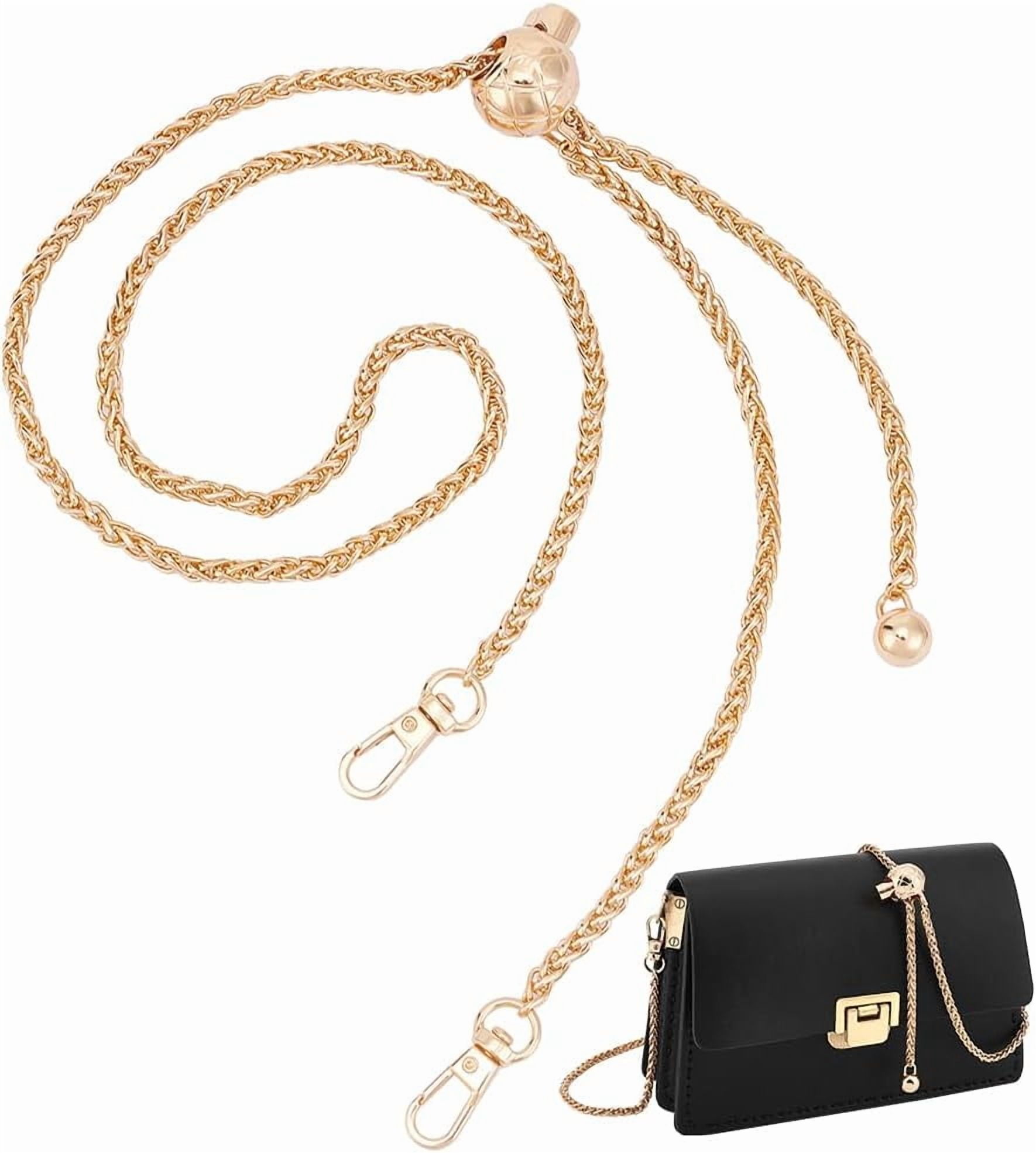 41.33 Inch Long Chain Strap Adjustable Purse Chains Shoulder Body Chain ...