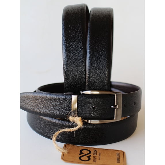 41-42 Adam Burk Men's Casual Leather Reversible Belt 26AB06A