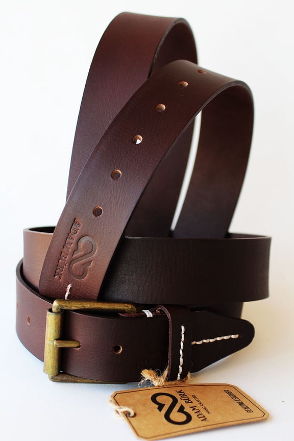 41-42 Adam Burk Men's Western Heavy Duty Leather Belt 26AB03