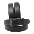 thumbnail image 1 of 41-42  Men's Pebbled Leather 1 3/8" Wide Casual Jean Dress Belt 26AX01BK, 1 of 1