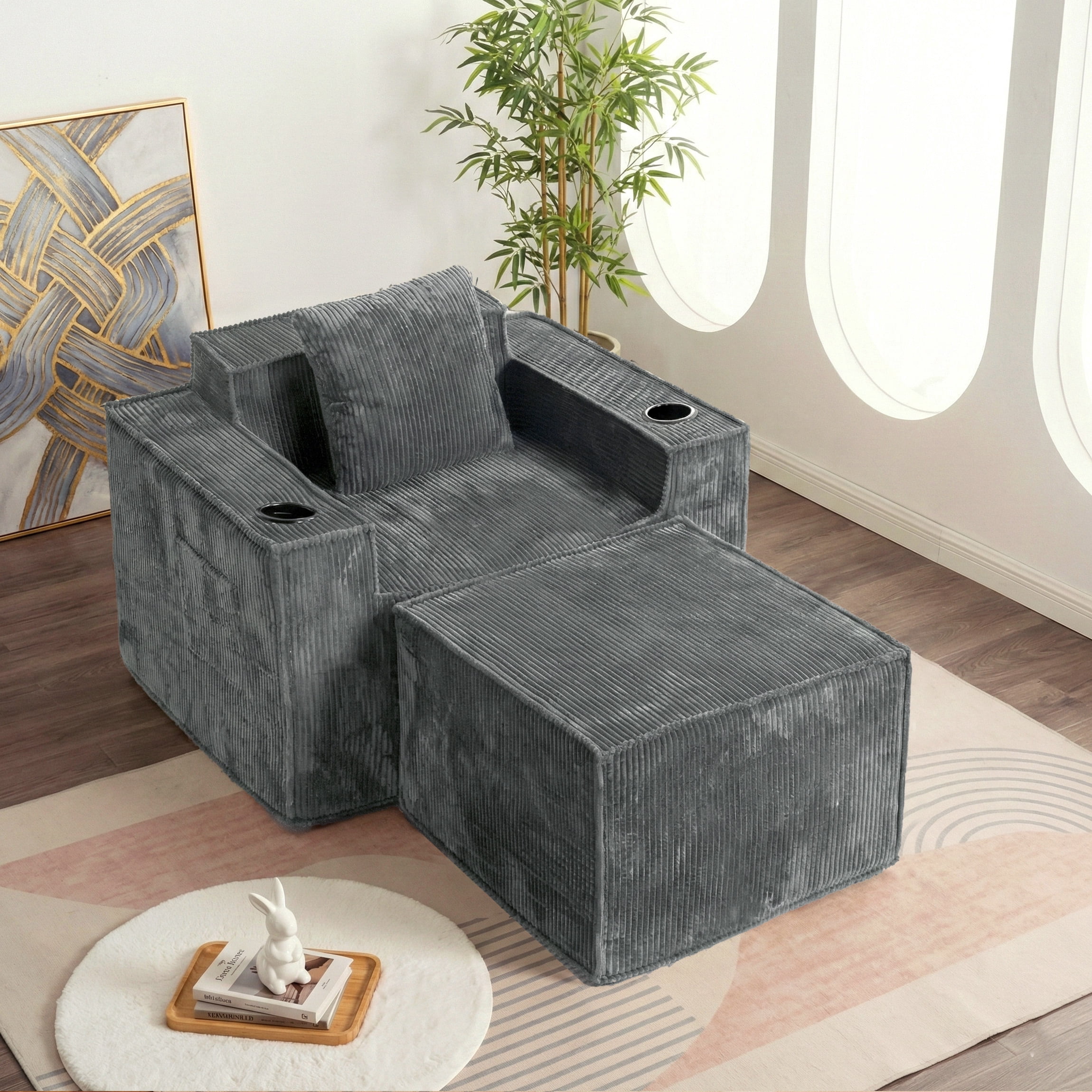 41 5 Boneless Chair Chaise Lounge Chair Cloud Chair With Foldable 41 5 Boneless Chair Chaise Lounge Chair Cloud Chair With Foldable