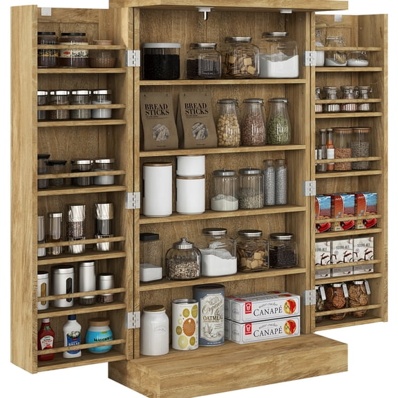 41" - 5-tier Interior Shelving for Cookbooks - Kitchen Cabinet - Book Storage Option