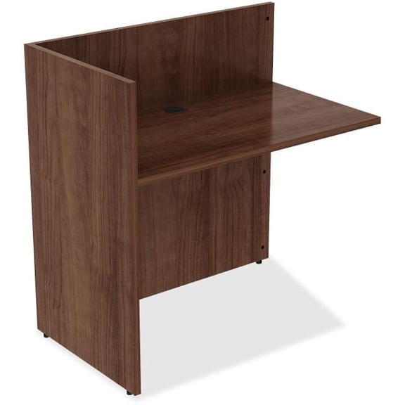 41.5 x 42 x 24 in. Return, Polyvinyl Chloride - Walnut