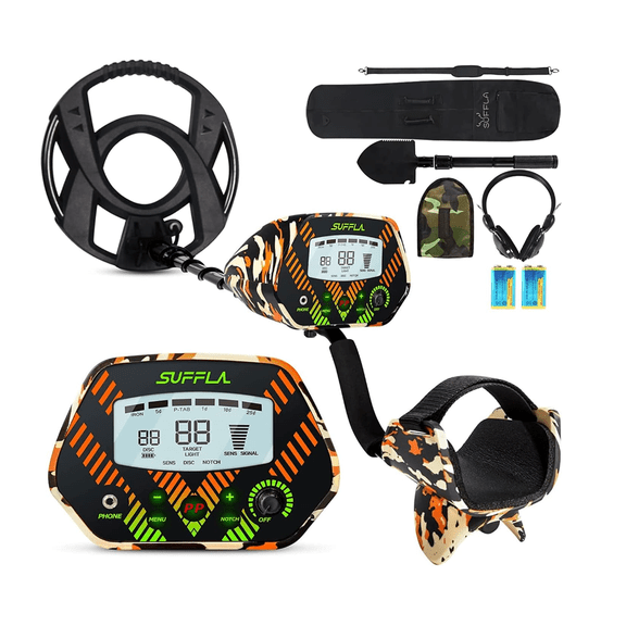 41-52 in. Metal Detector with Adjustable LCD Display, Waterproof Search Coil, 5 Operation Modes