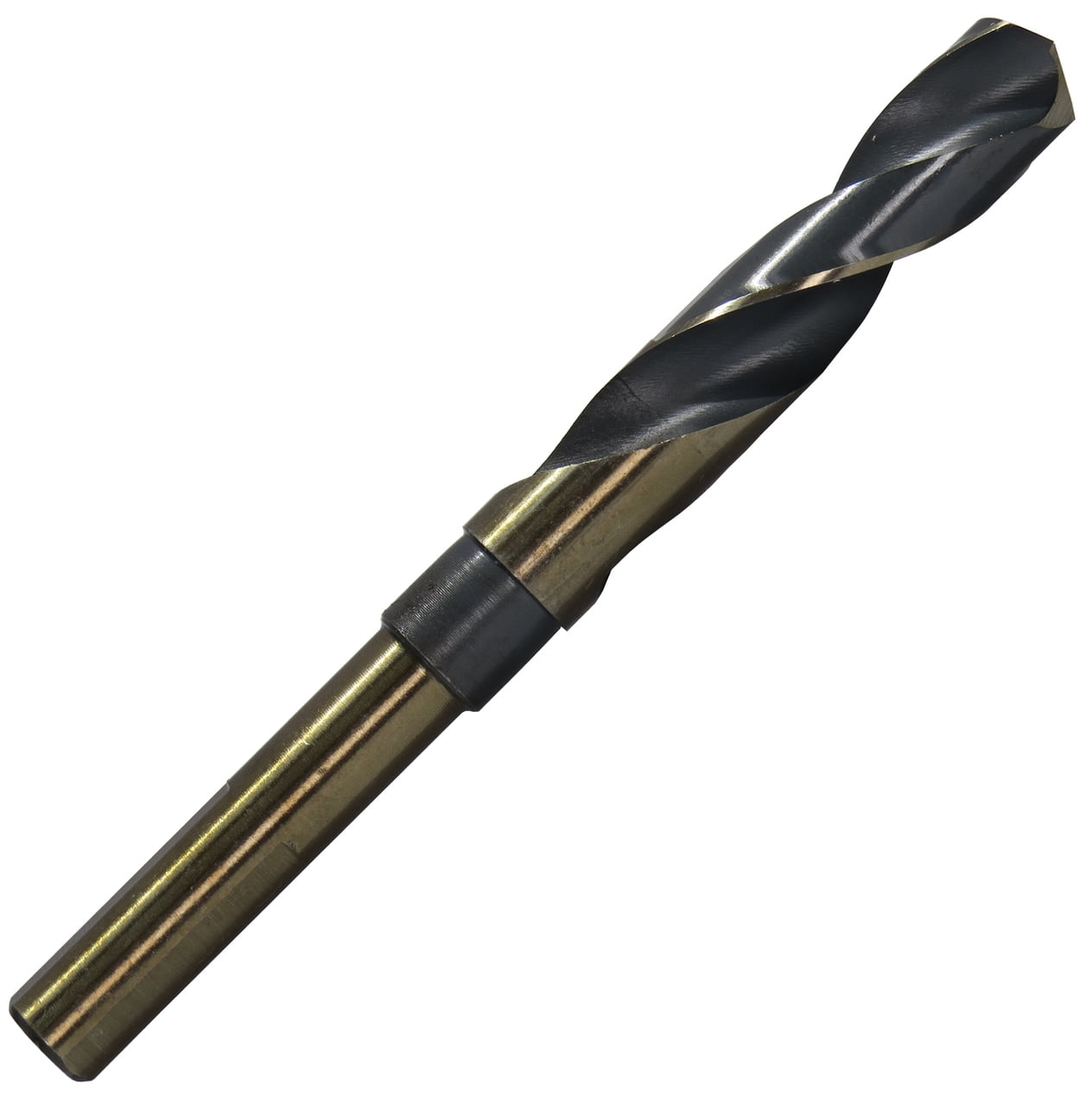 41/64" Reduced Shank HSS Black & Gold KFD Drill Bit, 3/8" Shank, Pack of 1