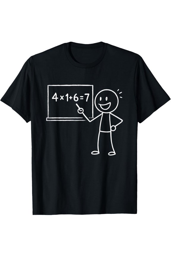 41 67 Four One Six Seven Math Teacher Gen Alpha T-Shirt