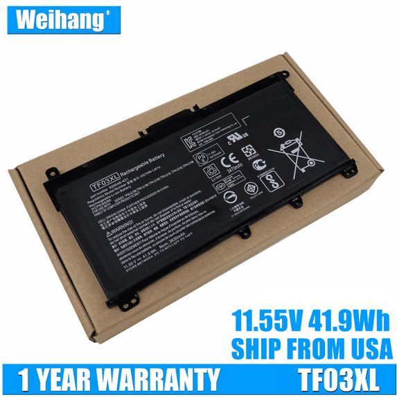41.9Wh Laptop Battery TF03XL for HP Pavilion 14-BF 14-BK 15-CC 15-CD 17-AR 920046-121 920070-855 920046-421 920046-541 HSTNN-LB7L