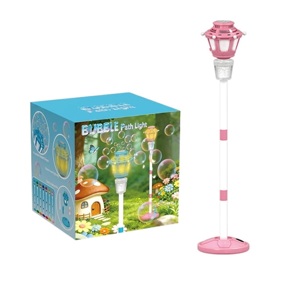 41" Automatic Bubble Machine, 2026 New Standing Bubble Blower with Lights & Music, 3 Level Adjustable Height Bubble Maker, Bubble Machine for Parties Birthday Wedding Outdoor