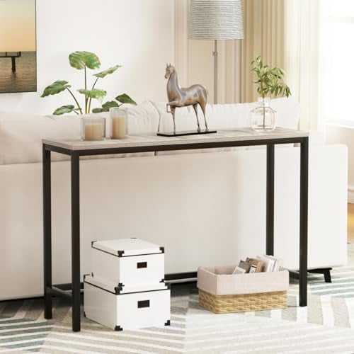 41" Console Table Sofa Table Storage Console Tables Long Entryway Table for Home Living Room Bedroom Entryway Hallway Small Bar Table Charter Oak